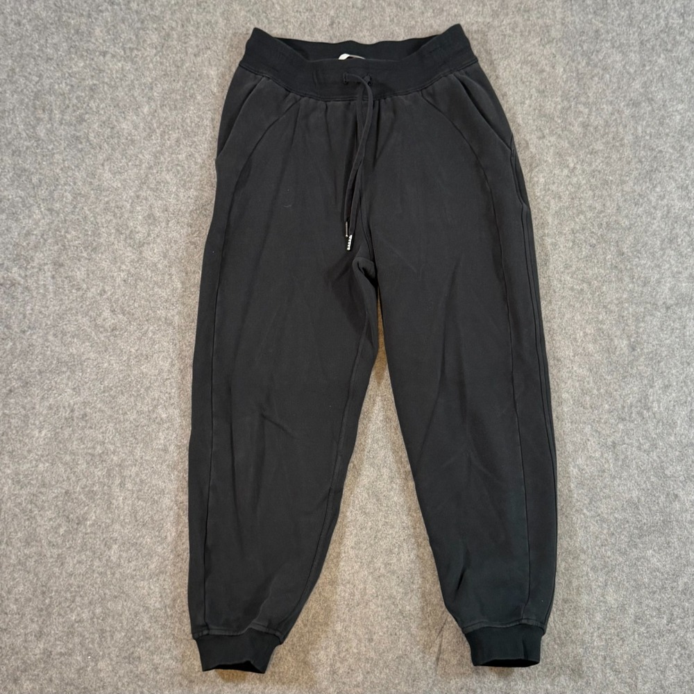 Lululemon Athletica Black Scuba High Rise Joggers Sweatpants Women's Size 6‎